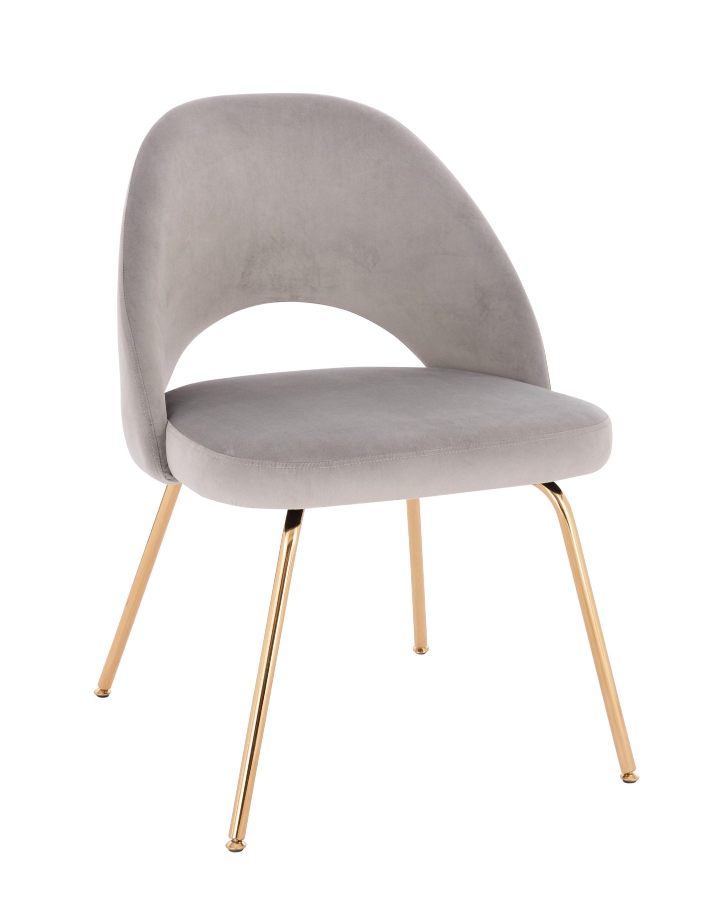 Sand Velvet Chair (Gold)