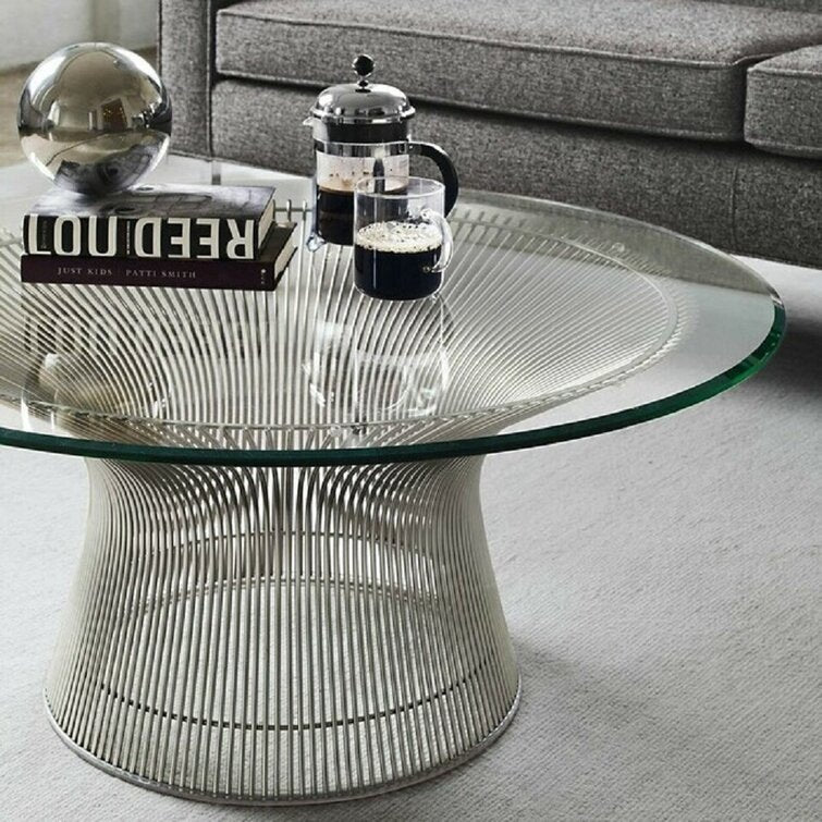 Coco Coffee Table 32" (Chrome)