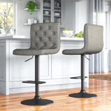 Fabric Adjustable Stool Modern