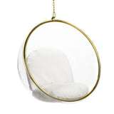 Hanging Acrylic Bubble Chair Gold/Silver