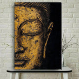 Buddha with Golden Foiled II 50% Hand-painting