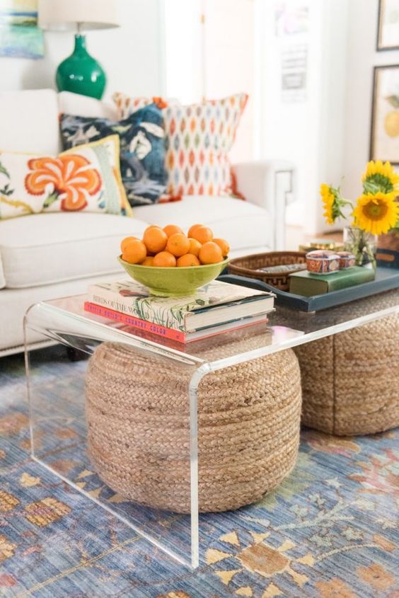 Acrylic Large Coffee Table