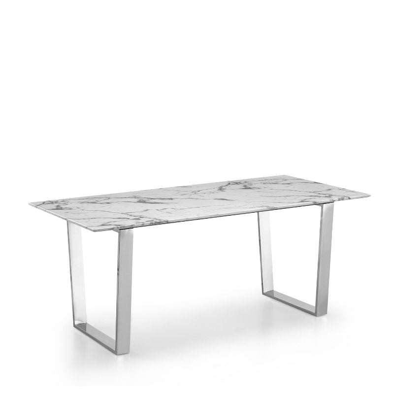 Rectangle Faux Dining Table