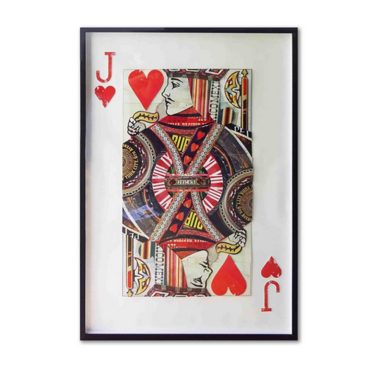 Playing Card Jack of Red Heart