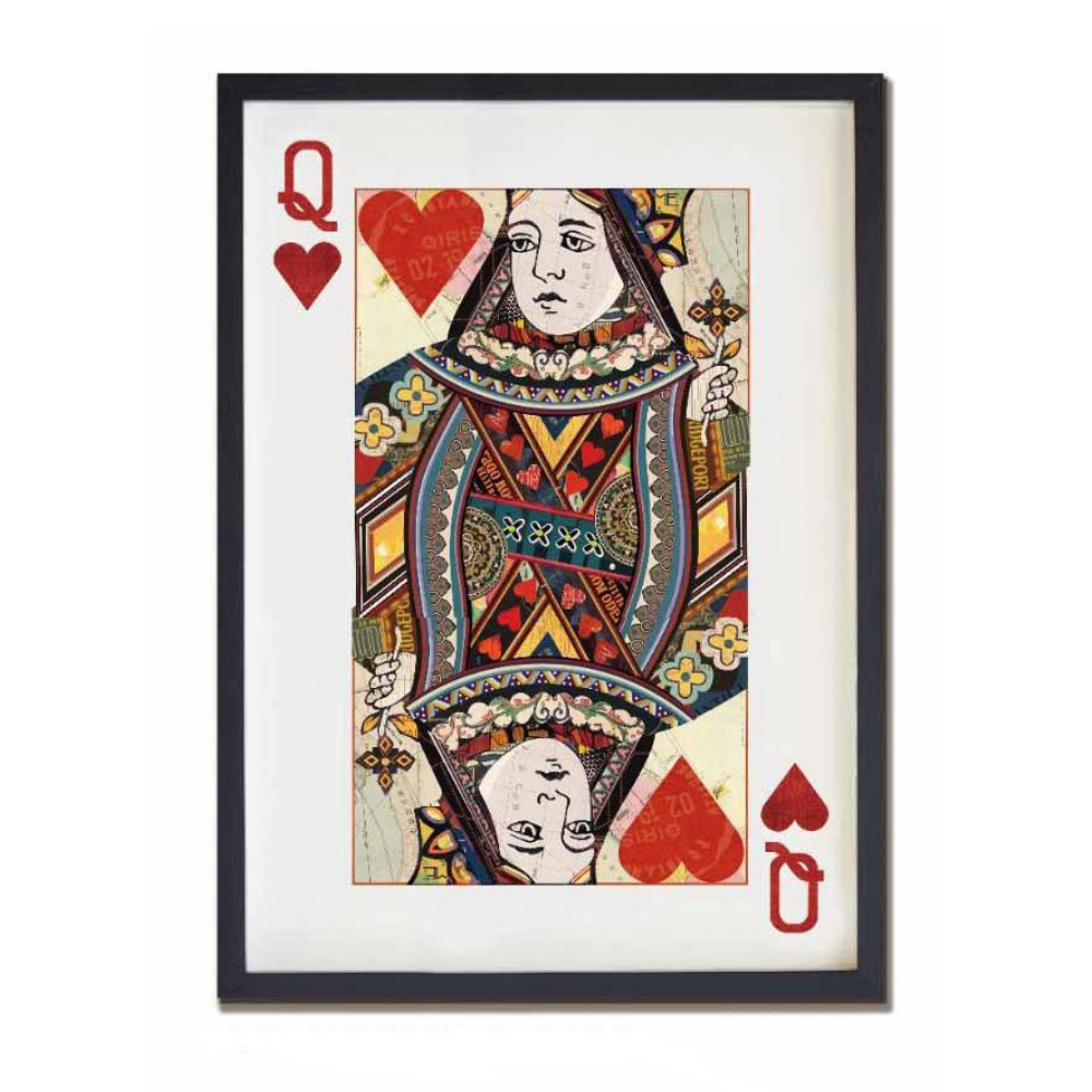 Playing Card Queen of Heart