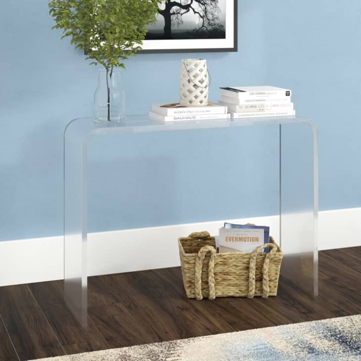 Acrylic Medium Console Table