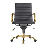 Eames Office Chair (Gold Frame) (Low Back)