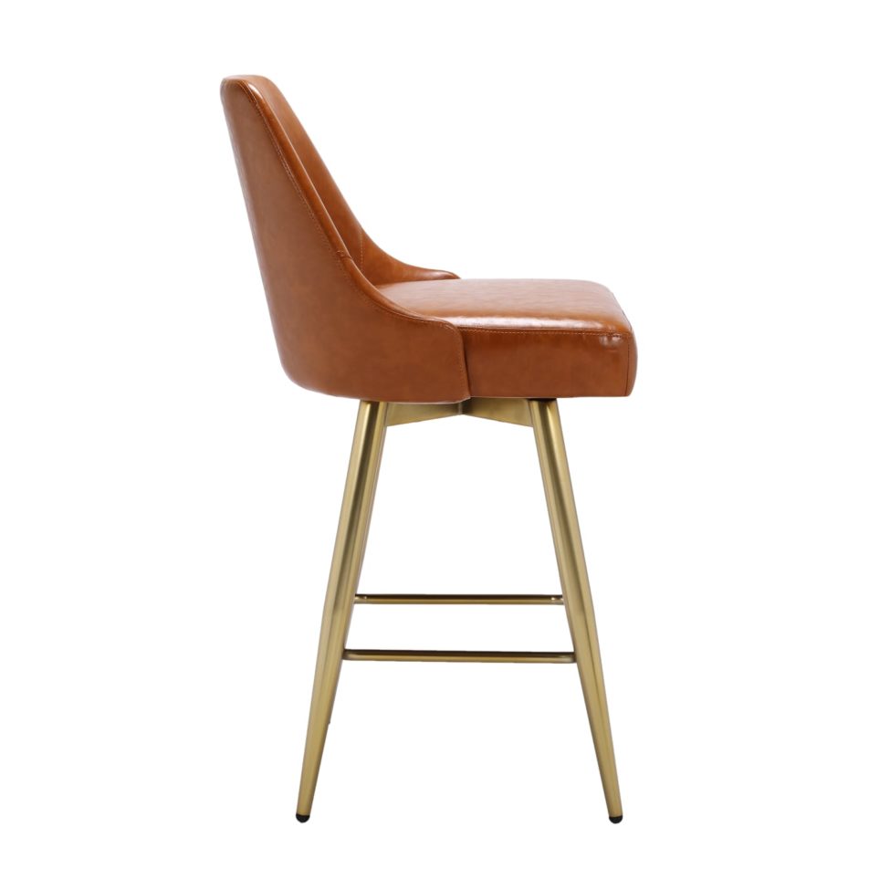 Mid-Century Stool (Tan)