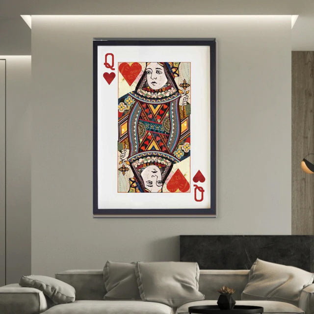 Playing Card Queen of Heart