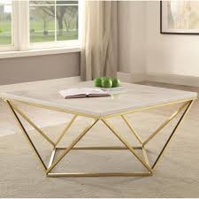 Justine Marble Coffee Table (Faux Marble)