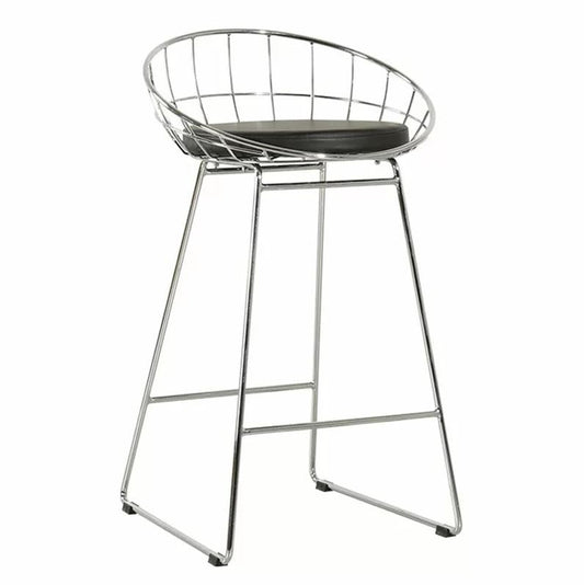 Kylie Stool (Chrome/Black)