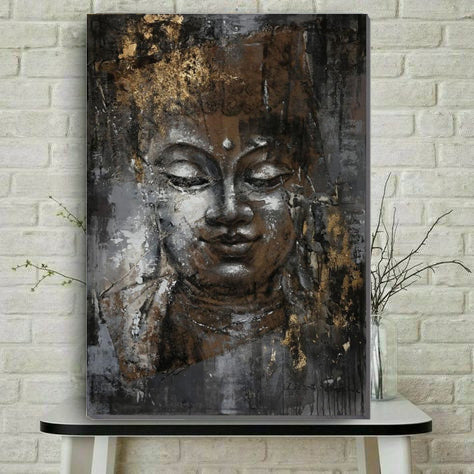 Buddha 50% Hand-painting