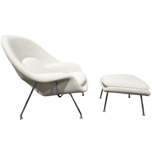 Manny Lounge Chair (Boucle Fabric)