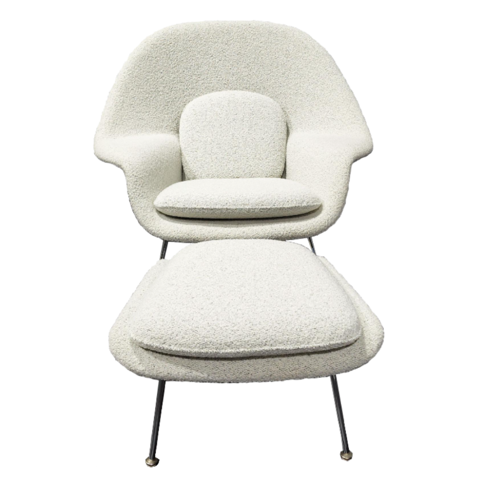 Manny Lounge Chair (Boucle Fabric)