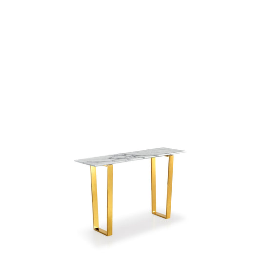 Rectangle Gold Console