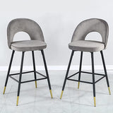Velvet Counter Stool