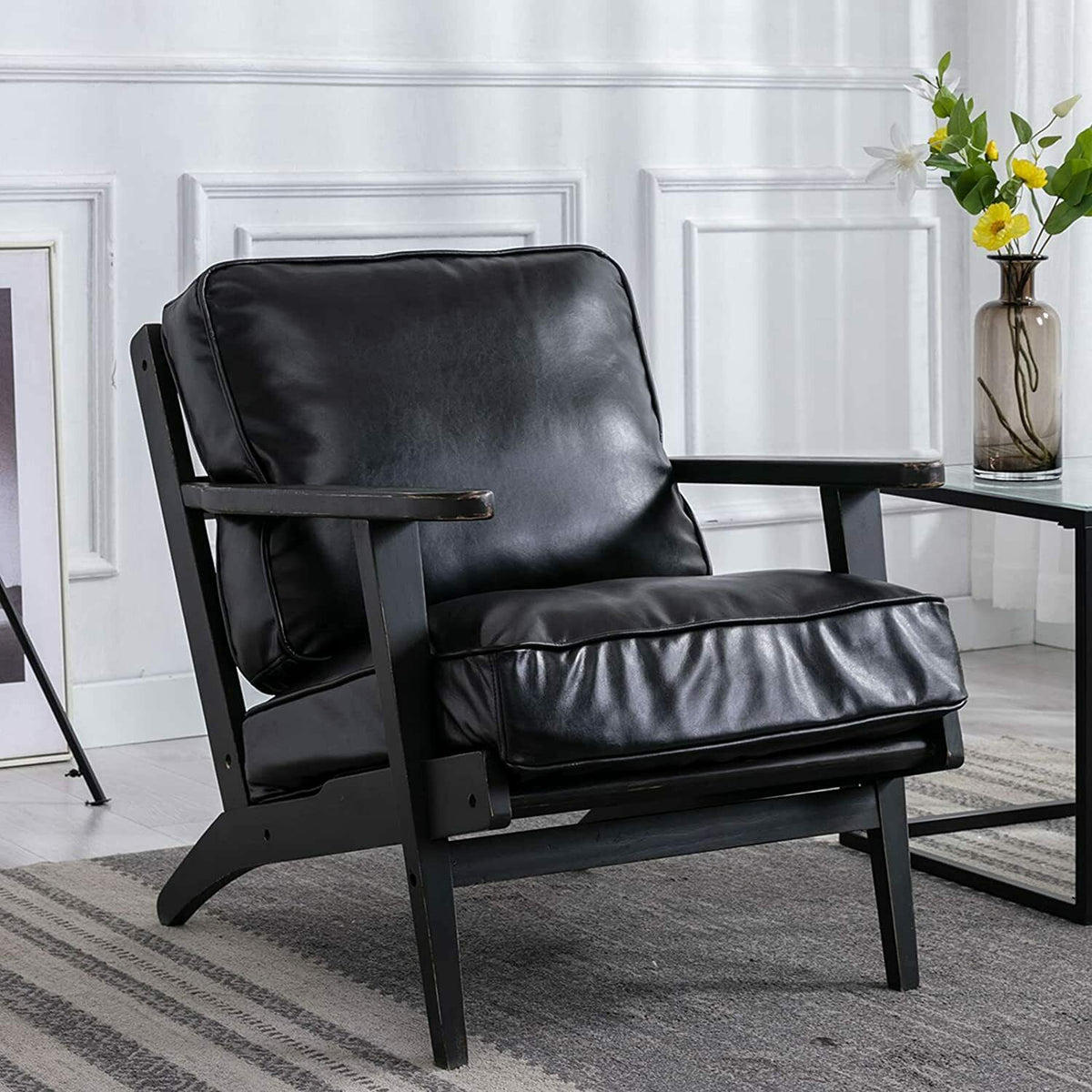 Brook Modern Solidwood Coba Lounge Chair