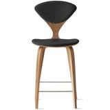 Norman Leather/Wood Counter  Stool