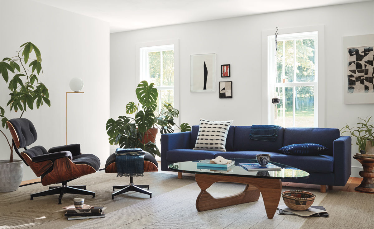 Solidwood Noguchi Coffee Table (16"H x 49.5"W x 36"D)